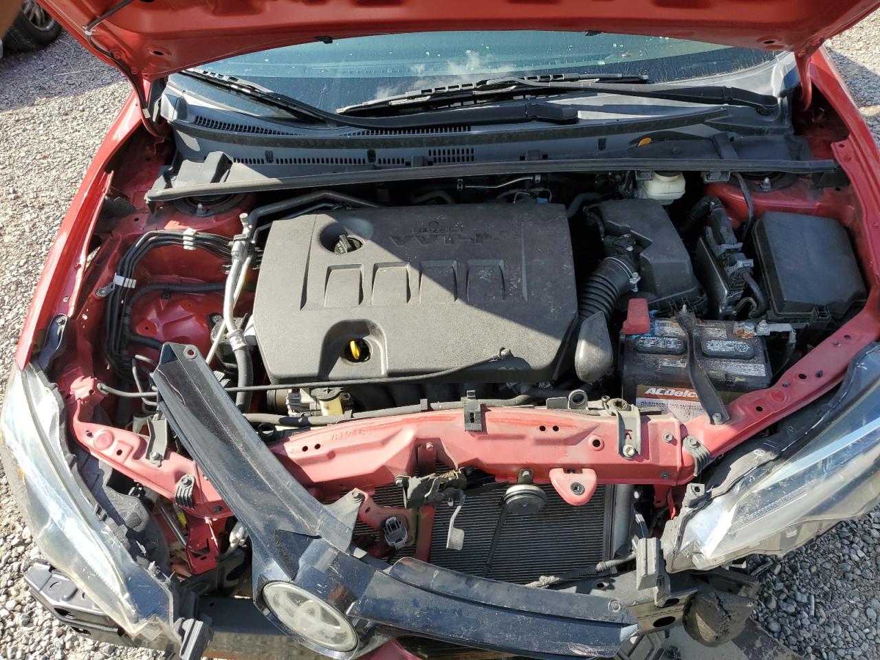 2018 Toyota Corolla VIN 2T1BURHE1JC053735 Copart auction photo, front end / side damage thumbnail 13