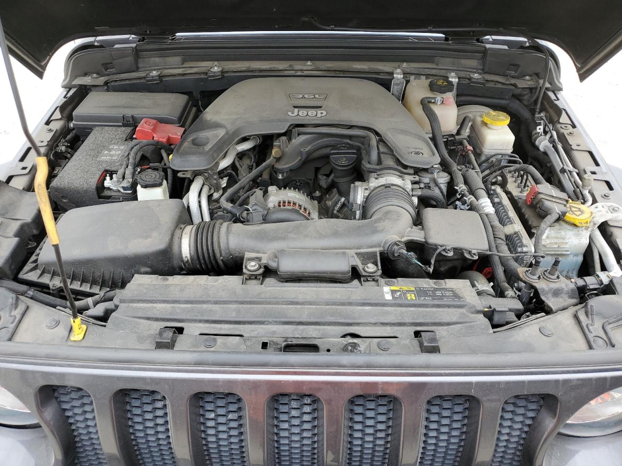 2018 Jeep Wrangler VIN 1C4HJXDGXJW274871 Copart auction photo, rear end / minor dent/scratches damage thumbnail 11