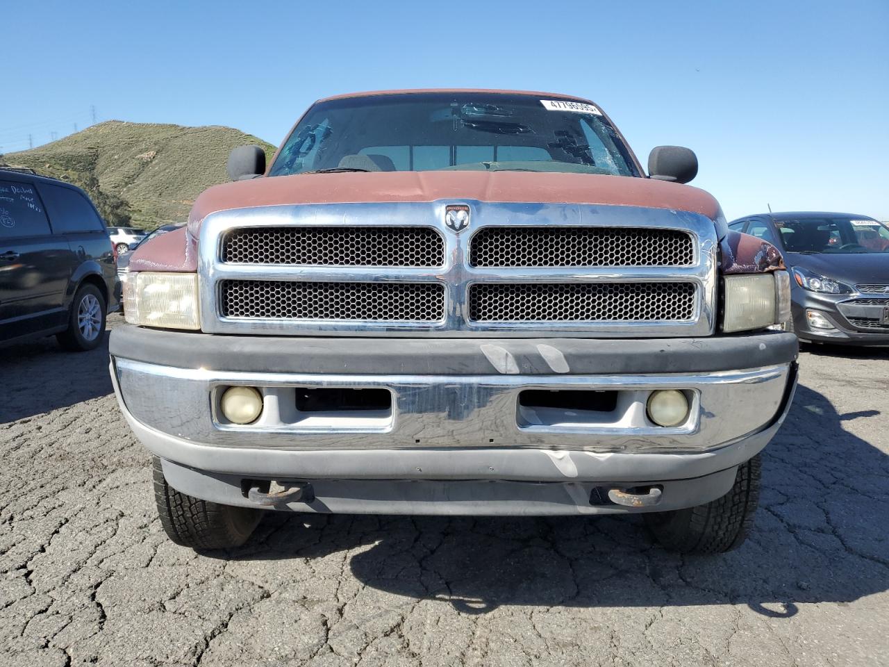 2000 Dodge RAM VIN 3B7HF13Z6YG139252 Copart auction photo, burn damage thumbnail 5