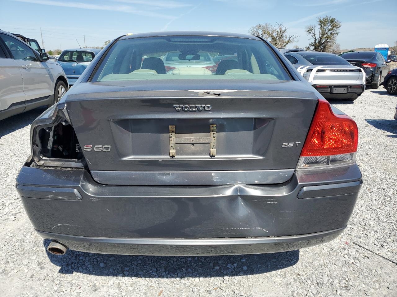 2006 Volvo S60 VIN YV1RS592862544126 Copart auction photo, rear end damage thumbnail 6