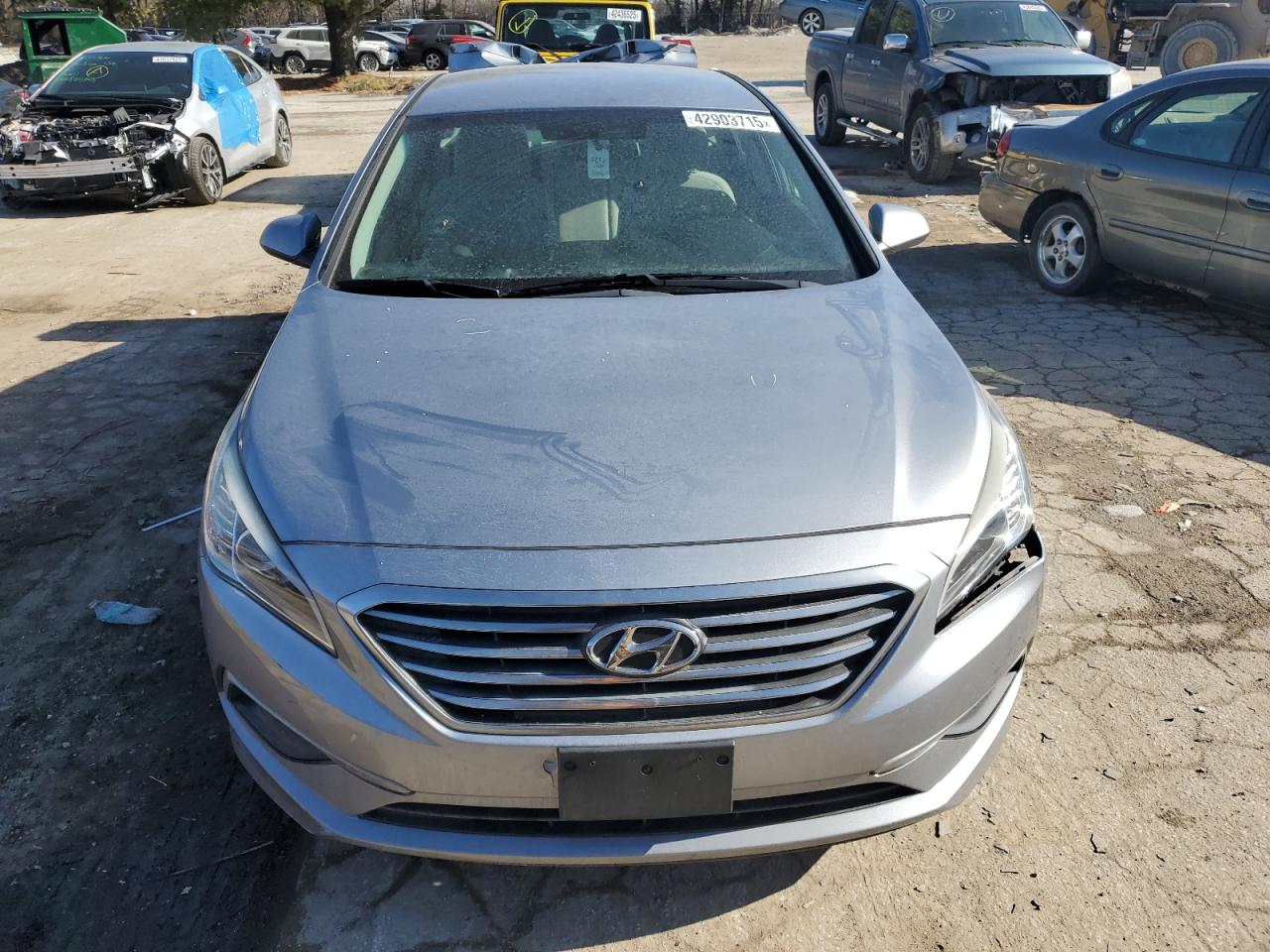2016 Hyundai Sonata VIN 5NPE24AF2GH389389 Copart auction photo, rear end damage thumbnail 5