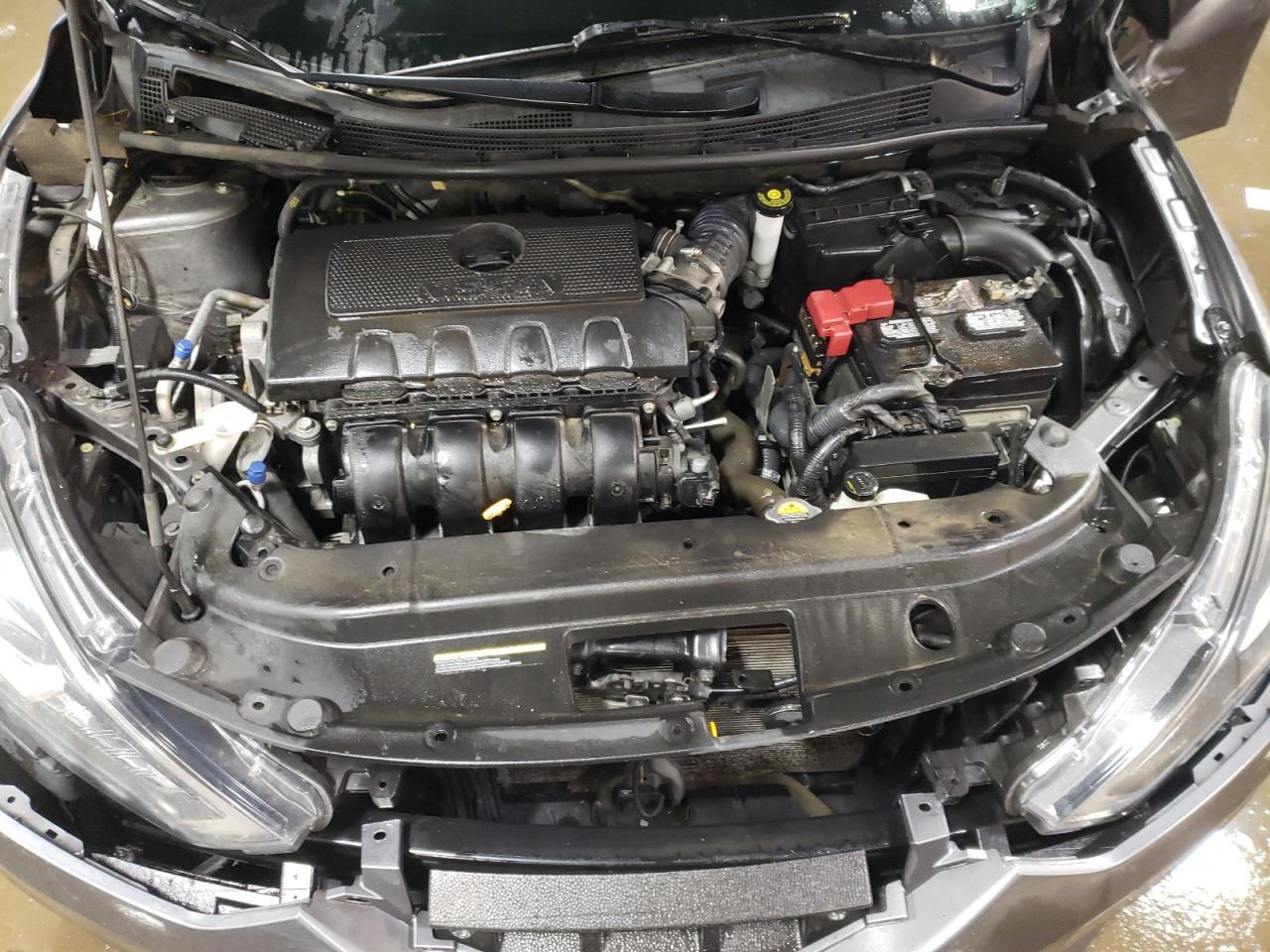 2019 Nissan Sentra VIN 3N1AB7AP1KY450321 Copart auction photo, front end / side damage thumbnail 11