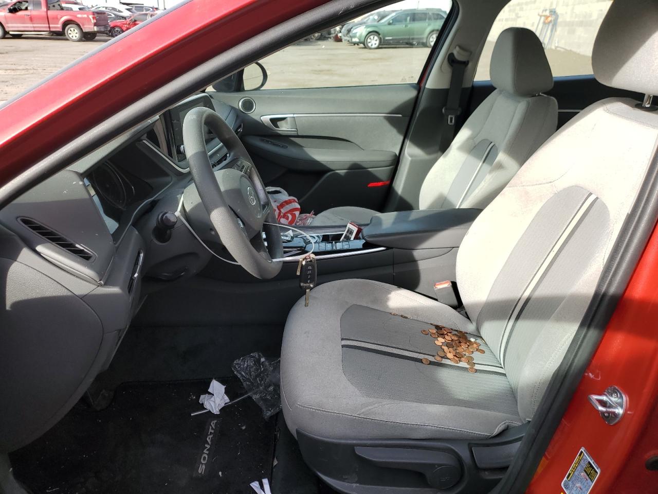 2020 Hyundai Sonata VIN 5NPEG4JA5LH058127 Copart auction photo, vandalism damage thumbnail 7