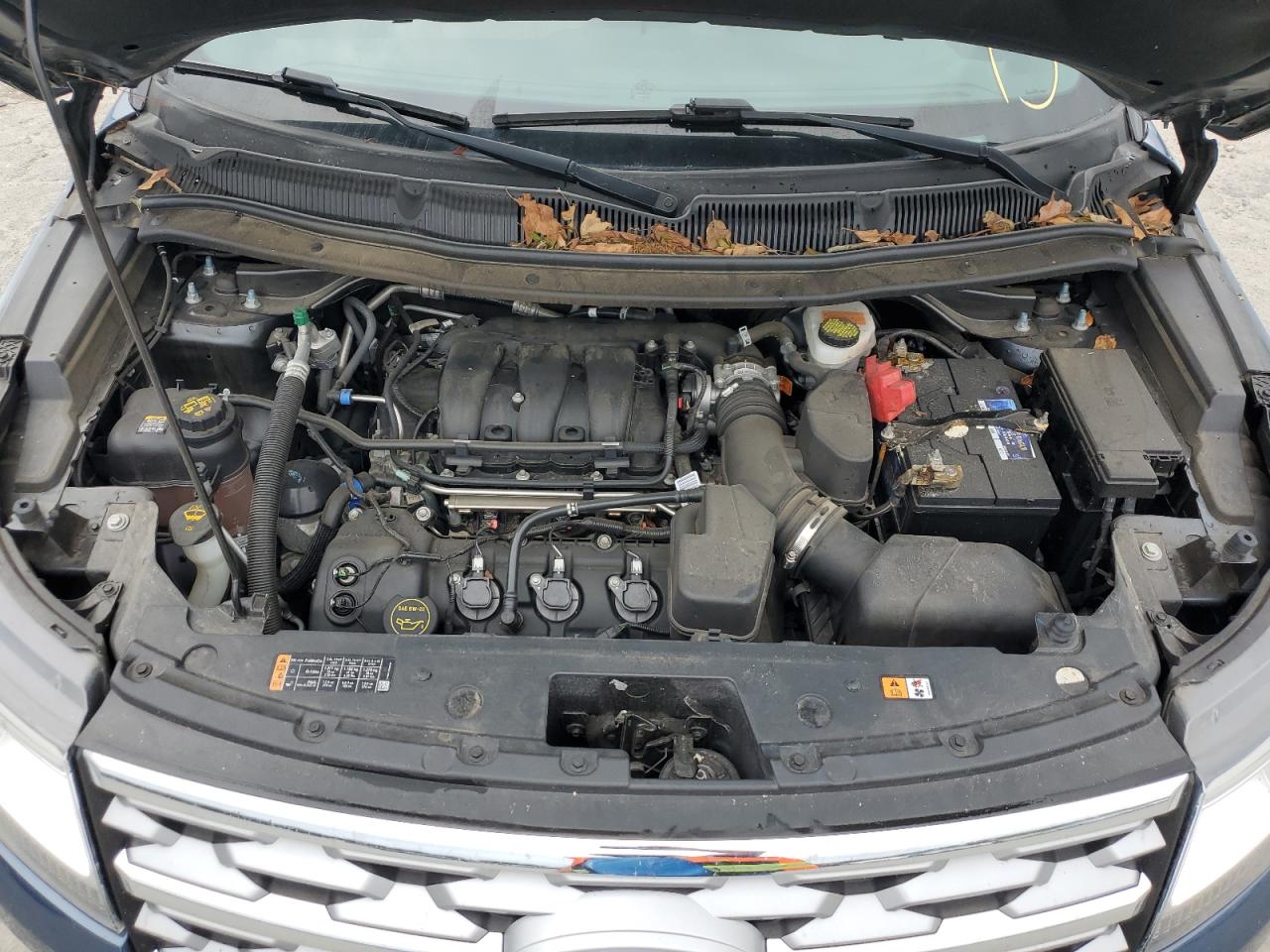 2018 Ford Explorer VIN 1FM5K7F82JGB15838 Copart auction photo, front end / side damage thumbnail 12