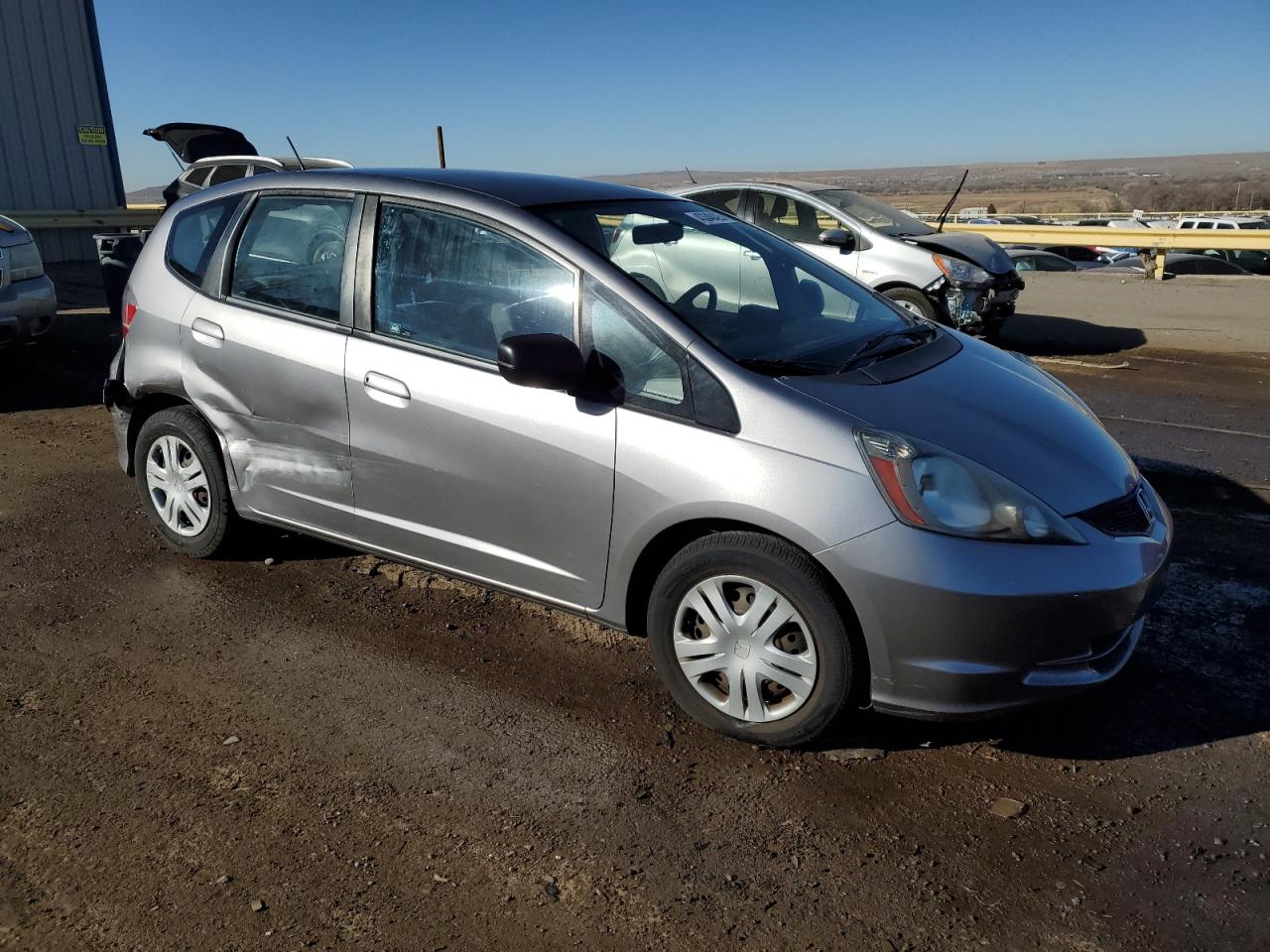 2010 Honda Fit VIN JHMGE8H23AS010689 Copart auction photo, rear end / side damage thumbnail 4