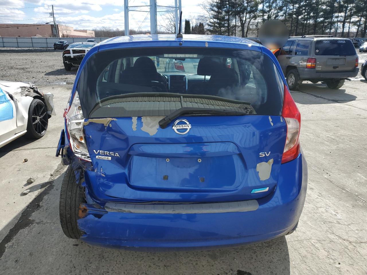 2014 Nissan Versa VIN 3N1CE2CP5EL436729 Copart auction photo, rear end damage thumbnail 6