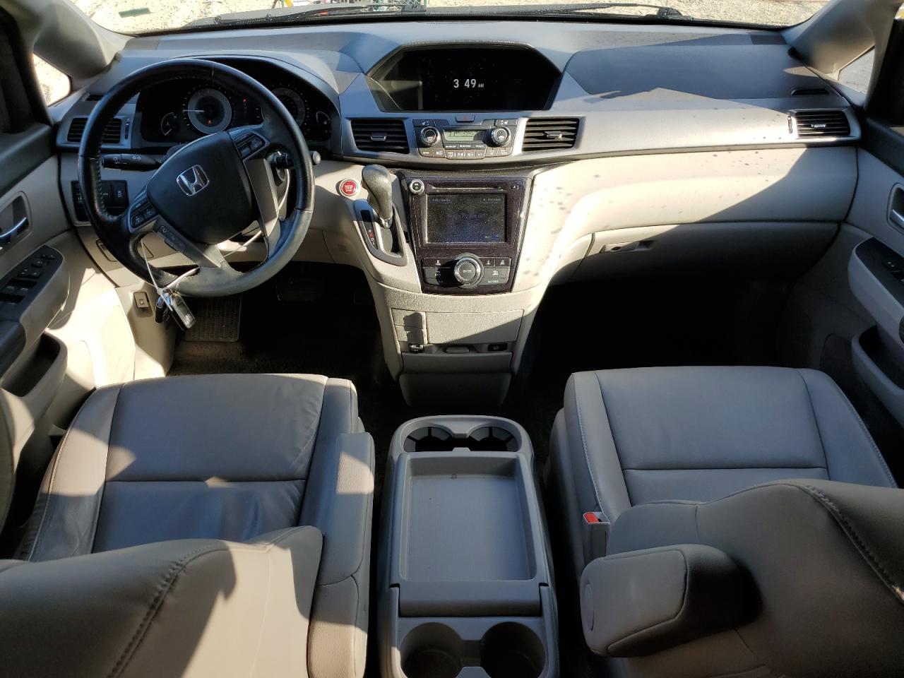 2014 Honda Odyssey VIN 5FNRL5H61EB008668 Copart auction photo, rear end / front end damage thumbnail 8