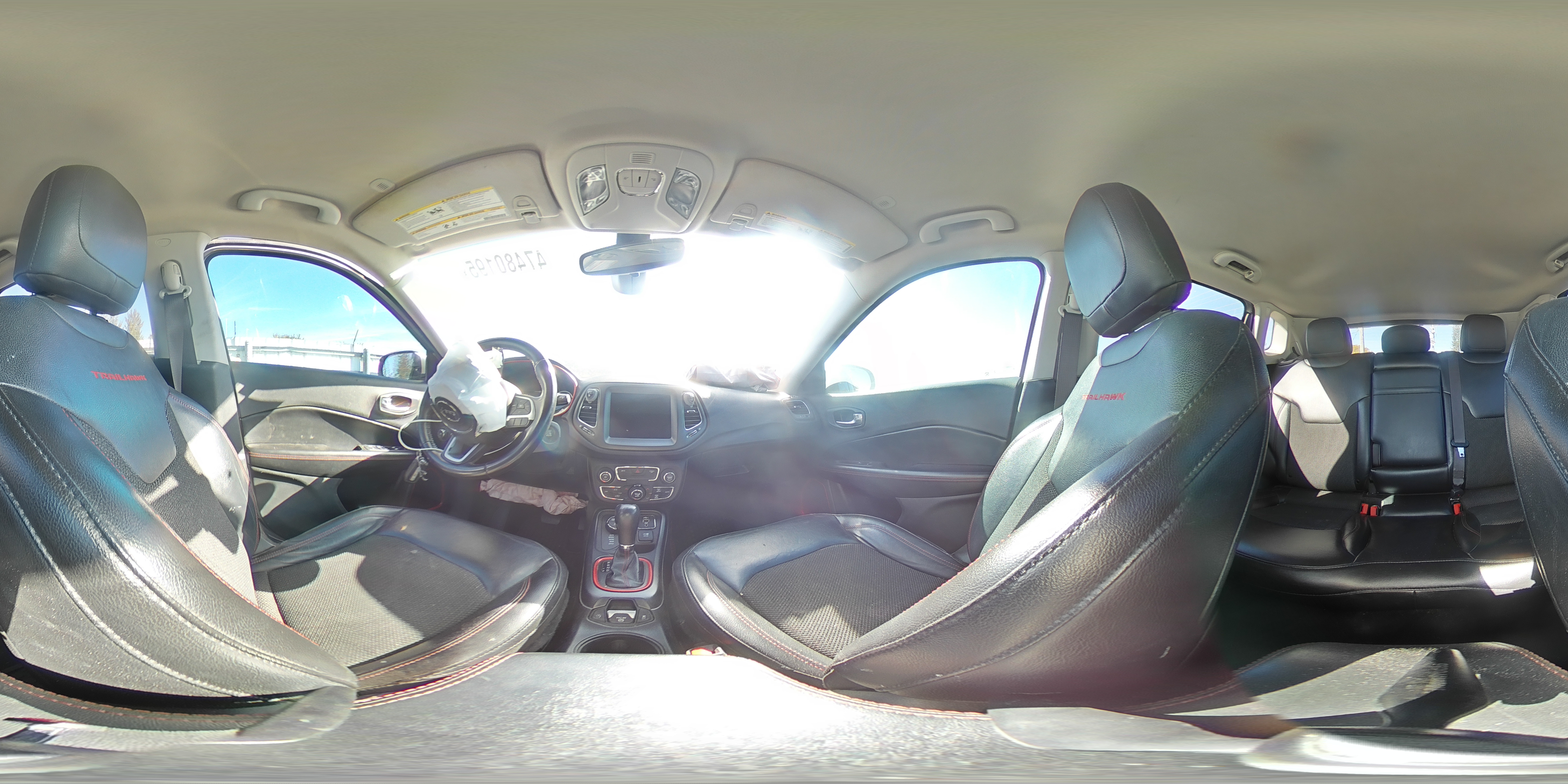 2020 Jeep Compass VIN 3C4NJDDB9LT106573 Copart auction photo, front end damage thumbnail 13