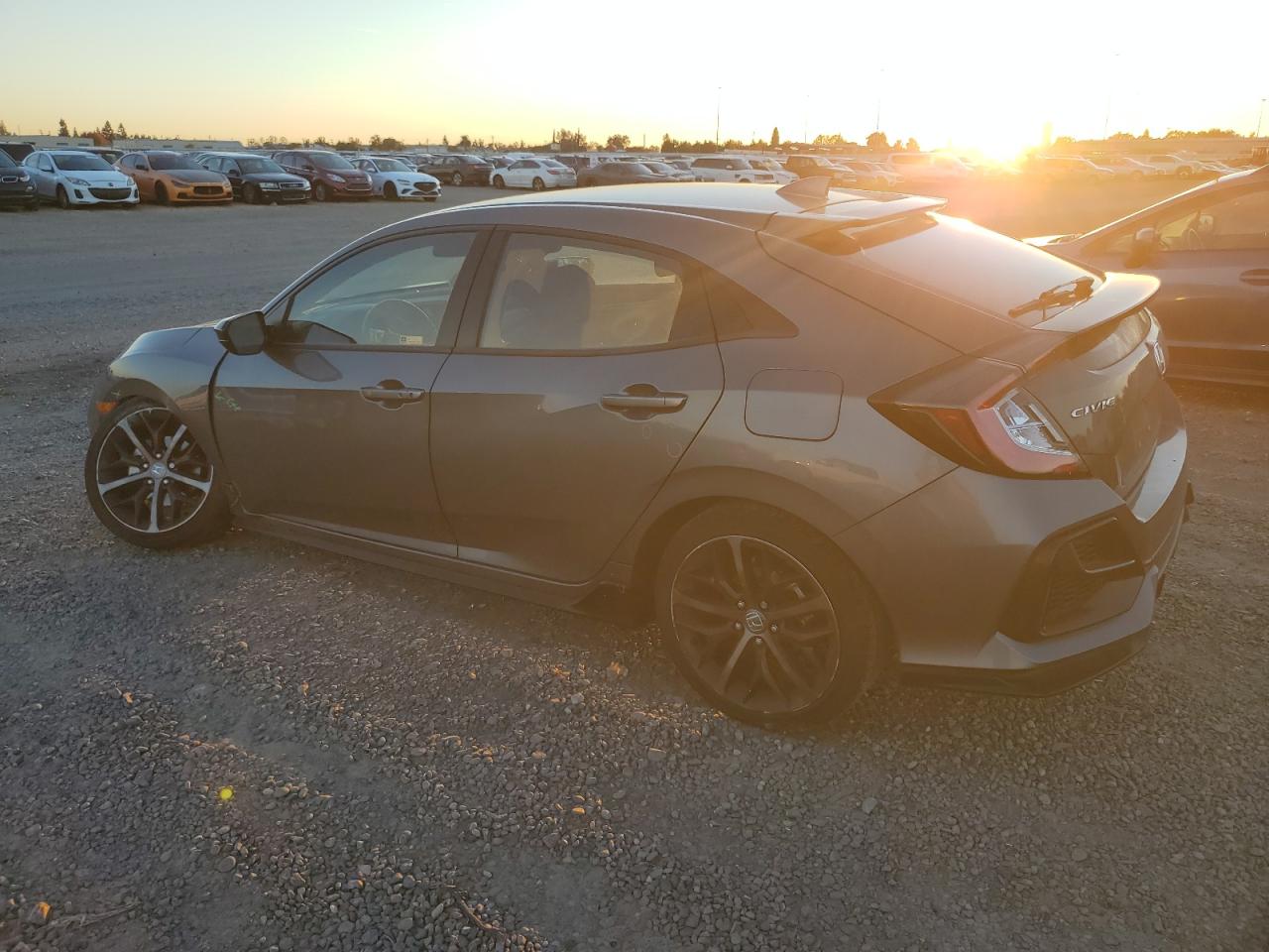 2021 Honda Civic VIN SHHFK7H48MU412595 Copart auction photo, front end damage thumbnail 2