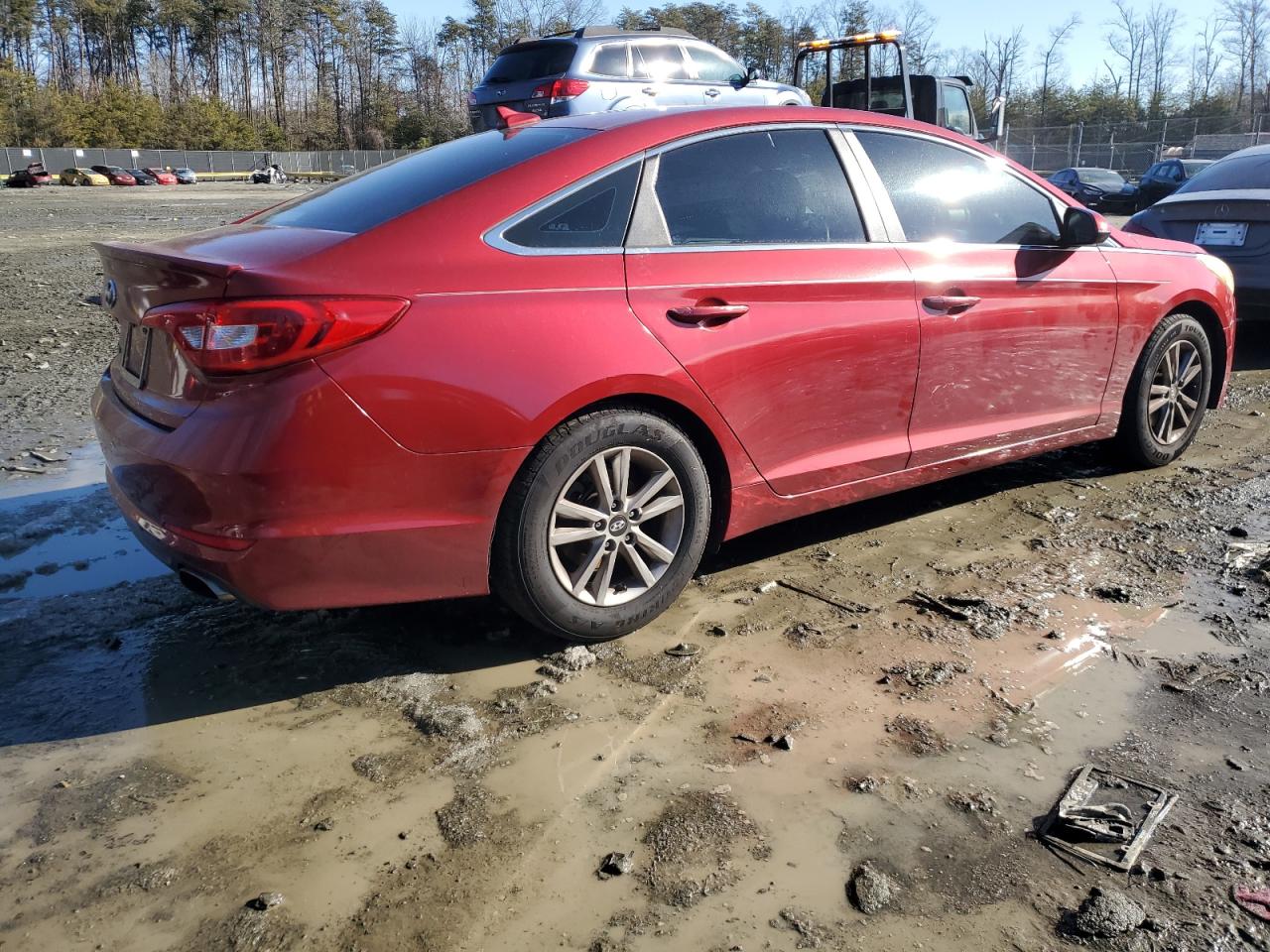 2015 Hyundai Sonata VIN 5NPE24AFXFH199905 Copart auction photo, minor dent/scratches / mechanical damage thumbnail 3