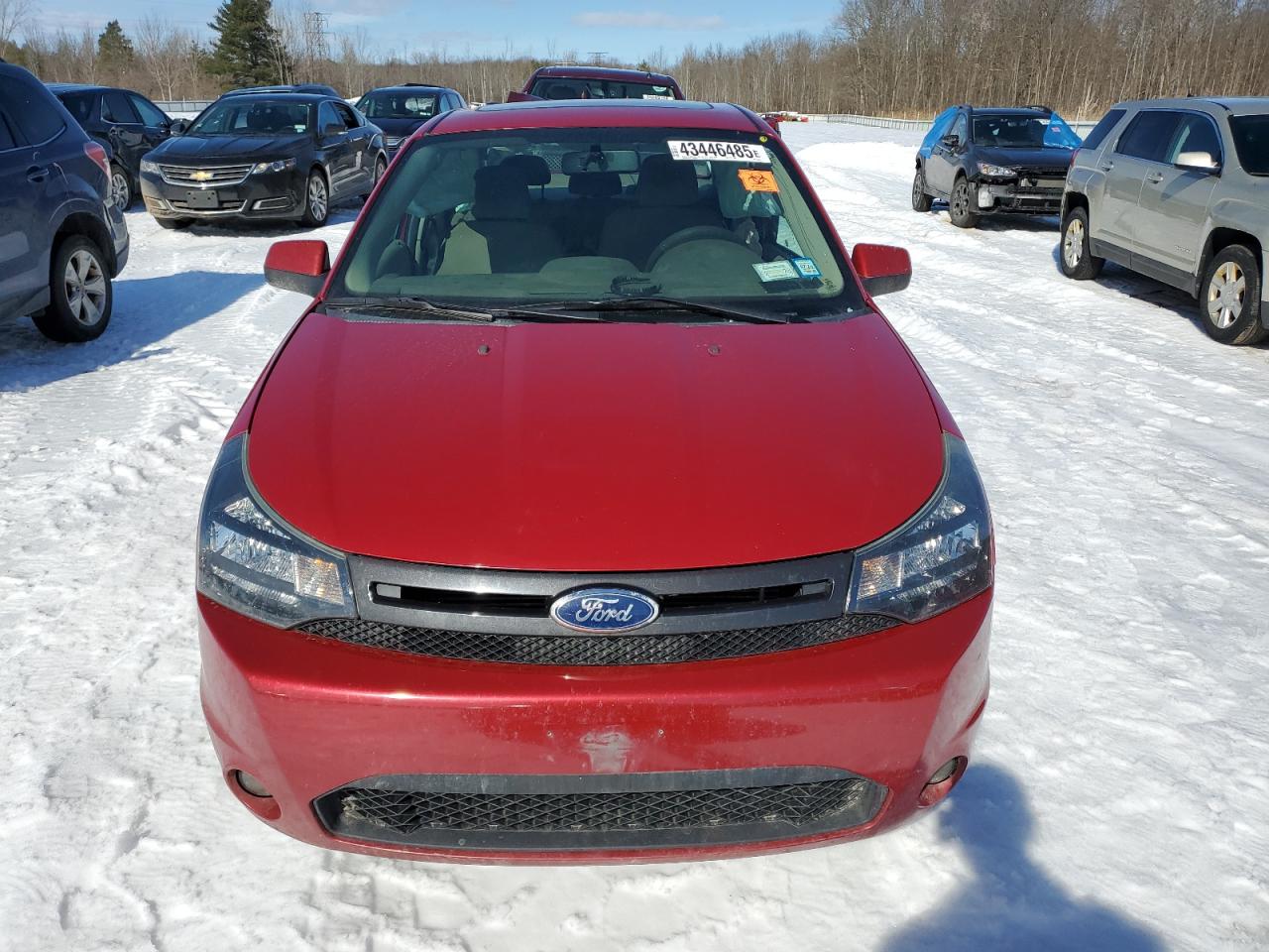 2011 Ford Focus VIN 1FAHP3GN3BW153589 Copart auction photo, side / rear end damage thumbnail 5