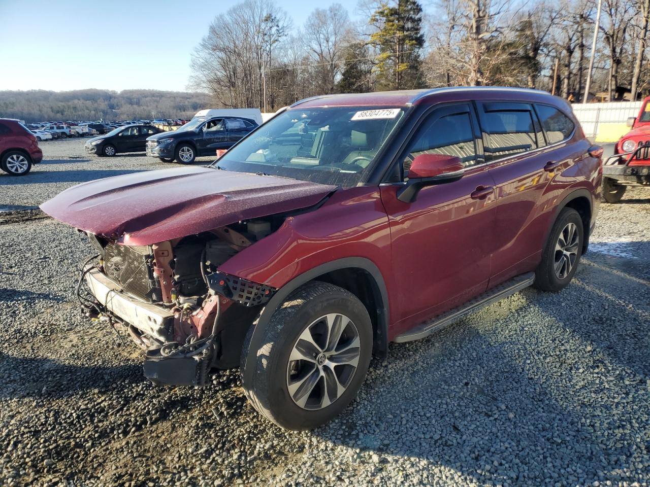2020 Toyota Highlander VIN 5TDHZRBH9LS506525