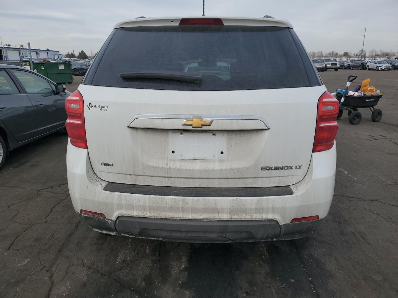 2016 Chevrolet Equinox VIN 2GNFLFEK1G6183643 Copart auction photo, front end / side damage thumbnail 6
