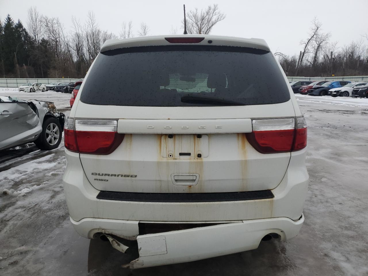 2013 Dodge Durango VIN 1C4RDJAG6DC698924 Copart auction photo, front end / rear end damage thumbnail 6