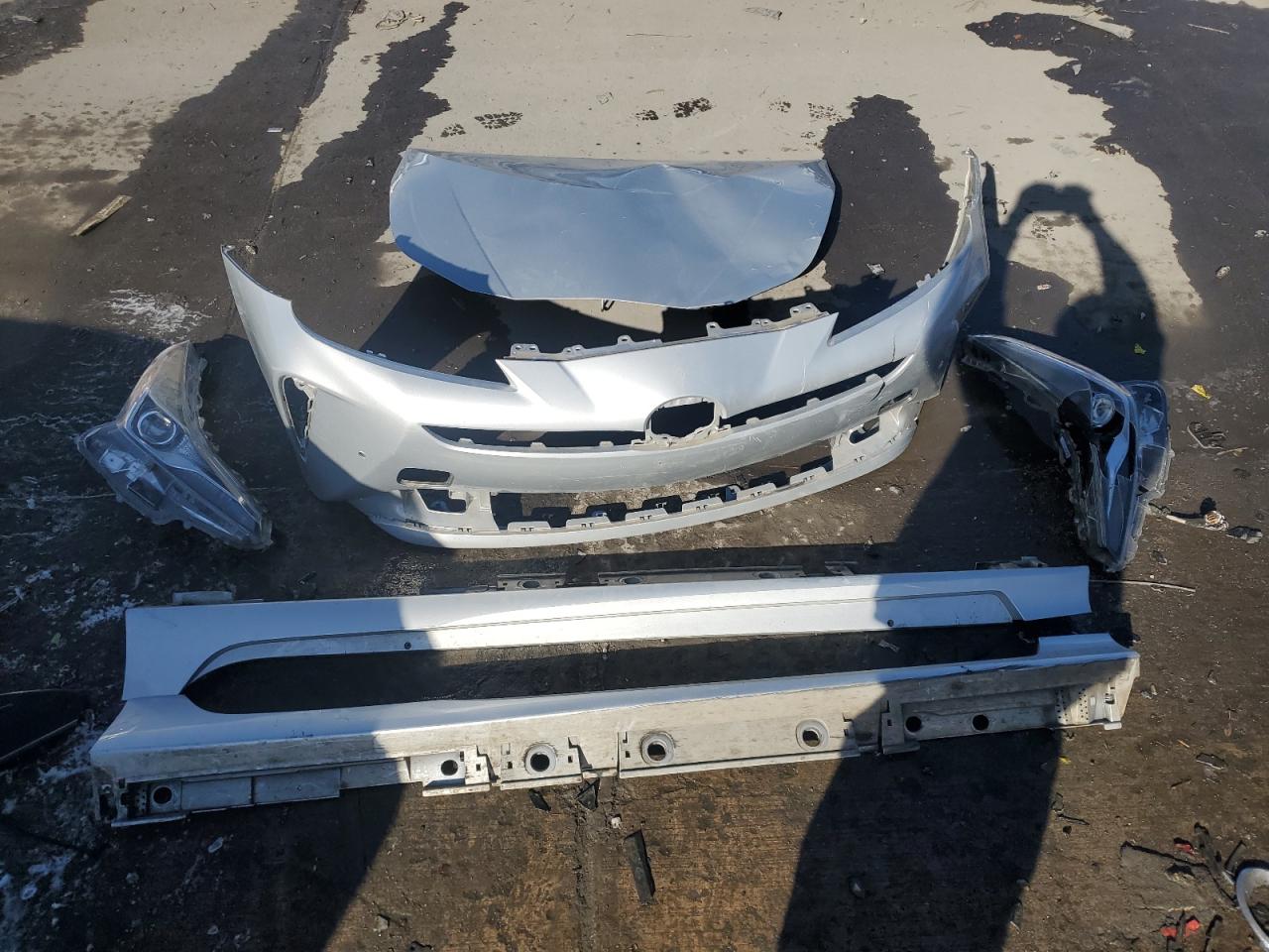 2019 Toyota Prius VIN JTDKARFU0K3068644 Copart auction photo, front end / rear end damage thumbnail 12