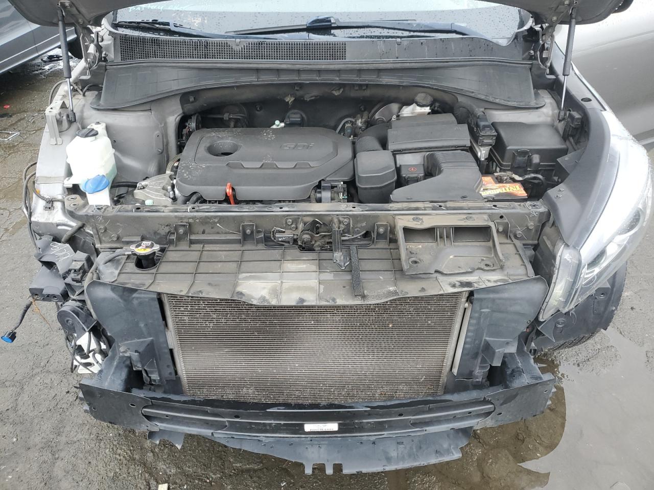 2016 KIA Sorento VIN 5XYPG4A38GG063832 Copart auction photo, front end damage thumbnail 11