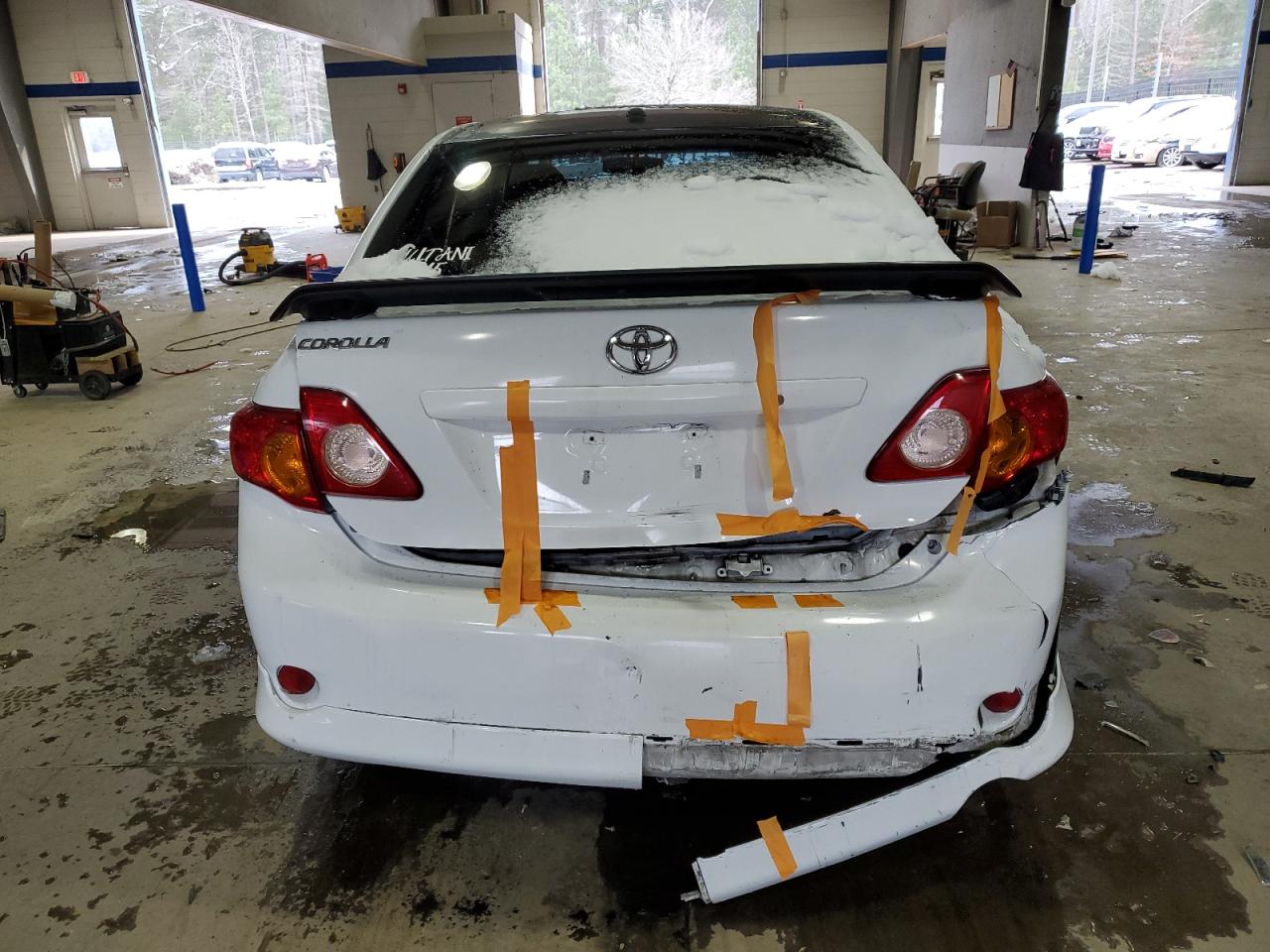 2009 Toyota Corolla VIN 2T1BU40E49C077781 Copart auction photo, rear end damage thumbnail 6