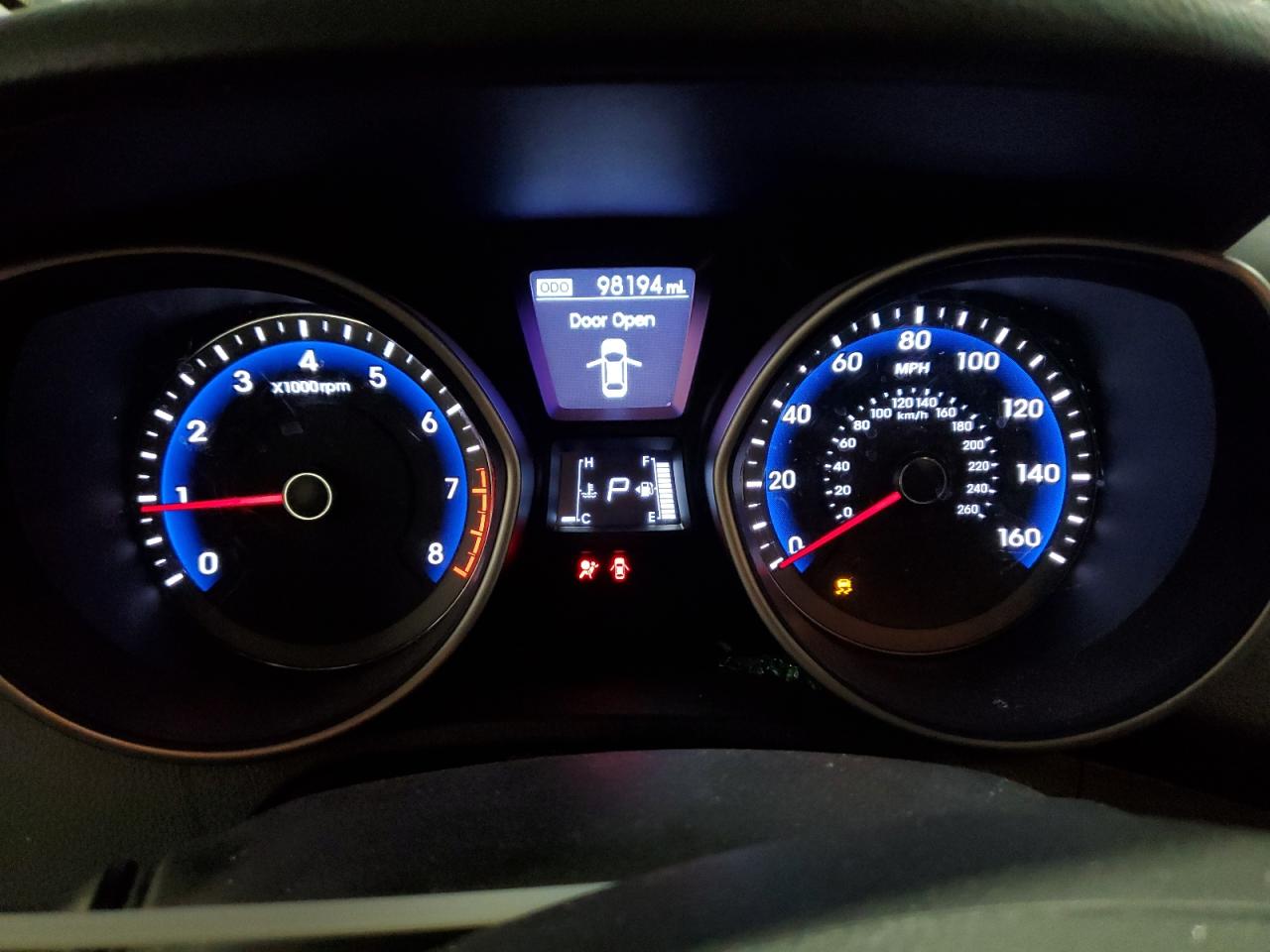 2013 Hyundai Elantra VIN KMHD35LE8DU124525 Copart auction photo, side damage thumbnail 9