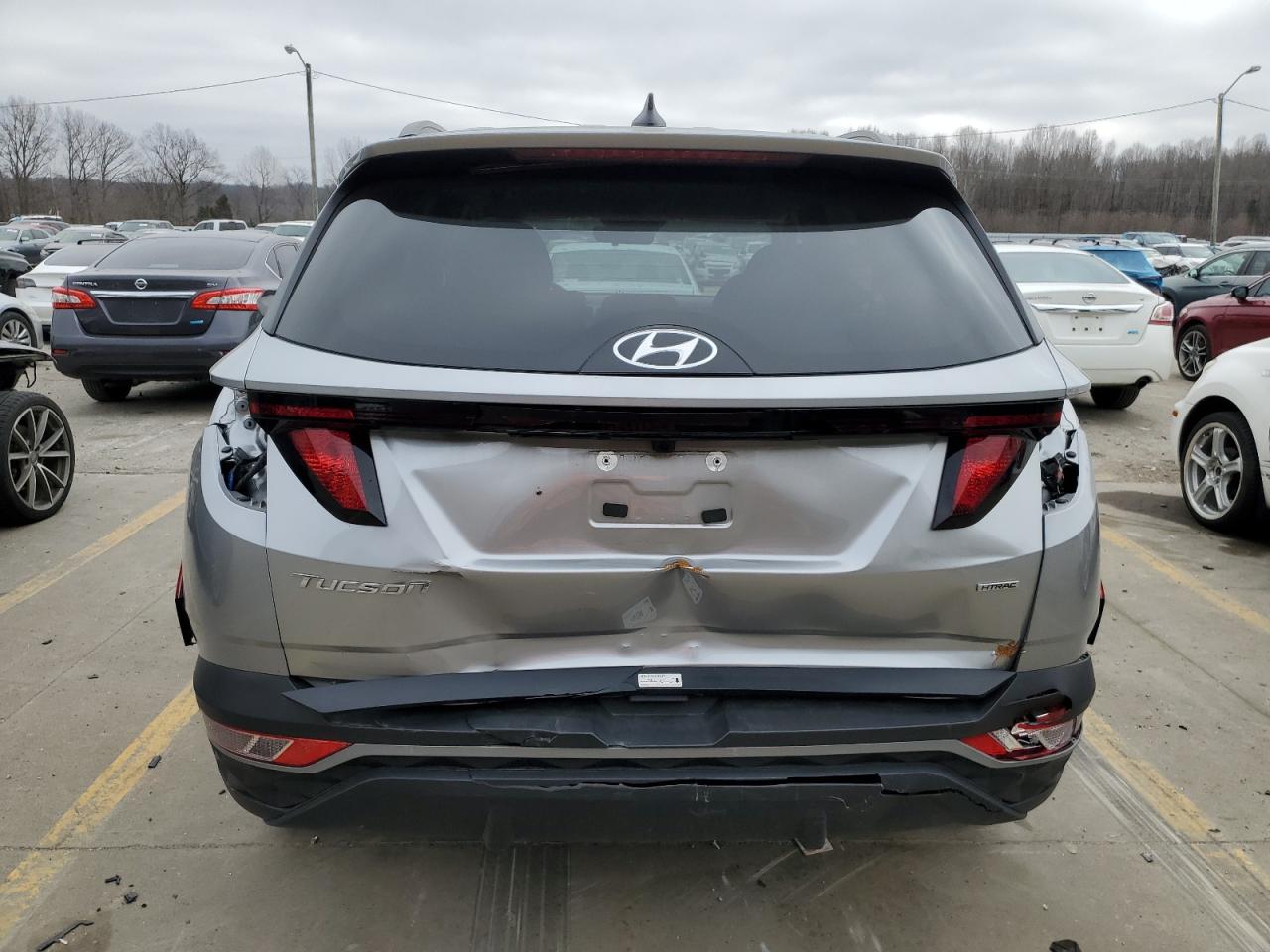 2024 Hyundai Tucson VIN 5NMJBCDE2RH352824 Copart auction photo, rear end / front end damage thumbnail 6