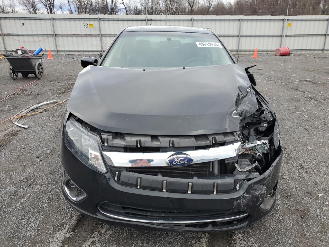2010 Ford Fusion VIN 3FAHP0JG8AR350719 Copart auction photo, front end / side damage thumbnail 5