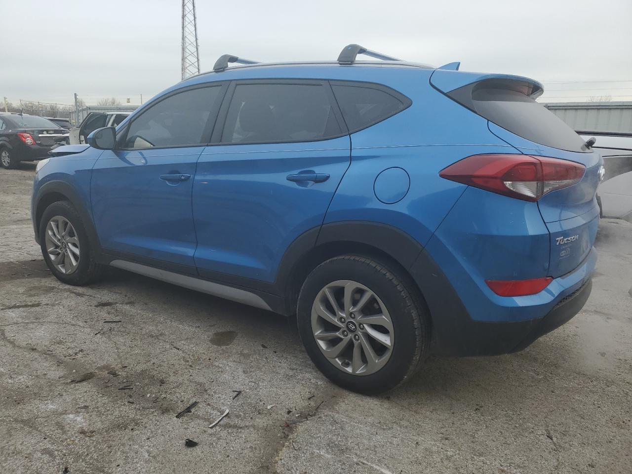 2018 Hyundai Tucson VIN KM8J3CA49JU598979 Copart auction photo, front end damage thumbnail 2