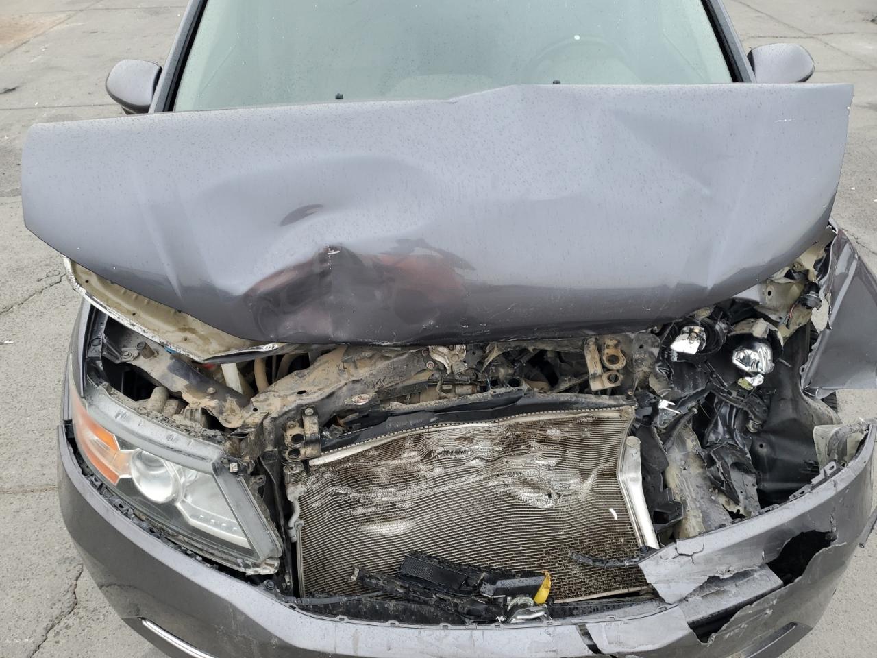 2016 Honda Odyssey VIN 5FNRL5H63GB081575 Copart auction photo, front end damage thumbnail 13
