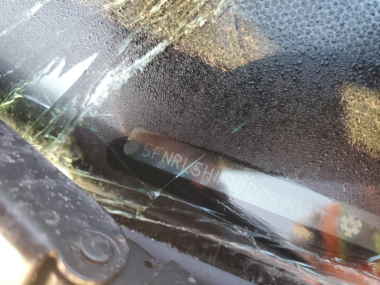 2013 Honda Odyssey VIN 5FNRL5H47DB082027 Copart auction photo, side / front end damage thumbnail 13