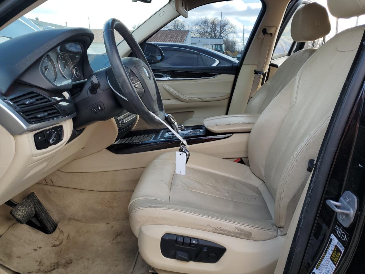 2014 BMW X5 VIN 5UXKR0C59E0K50705 Copart auction photo, front end / minor dent/scratches damage thumbnail 7