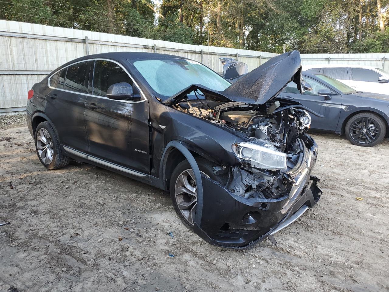2017 BMW X4 VIN 5UXXW3C57H0T78316 Copart auction photo, front end damage thumbnail 4