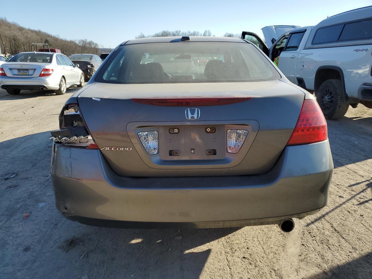2006 Honda Accord VIN 1HGCM56836A015754 Copart auction photo, rear end / front end damage thumbnail 6