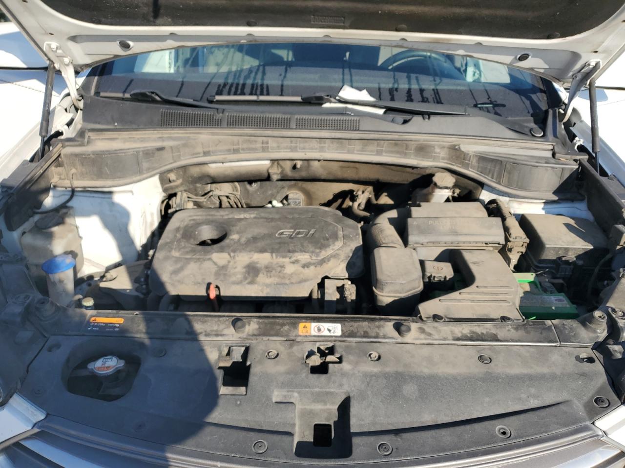 2017 Hyundai Santa Fe VIN 5XYZT3LB5HG395621 Copart auction photo, front end damage thumbnail 12