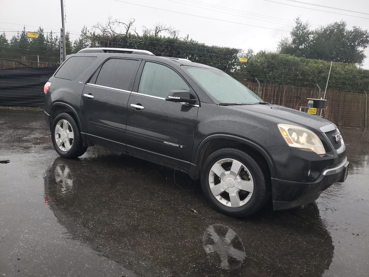 2008 GMC Acadia VIN 1GKER23758J250635 Copart auction photo, vandalism damage thumbnail 4