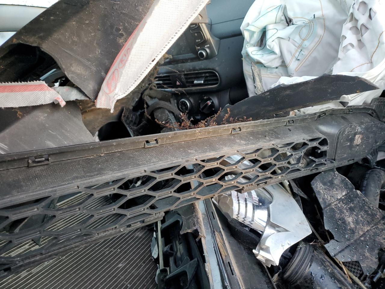 2019 Hyundai Kona VIN KM8K1CAA2KU366905 Copart auction photo, side / front end damage thumbnail 8