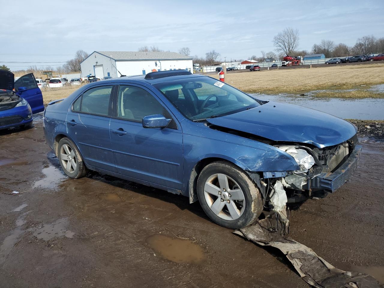 2009 Ford Fusion VIN 3FAHP07Z19R121965 Copart auction photo, front end / rear end damage thumbnail 4