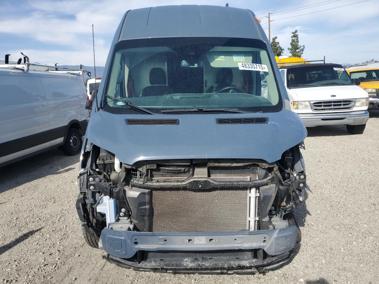 2021 Ford Transit VIN 1FTBR3X81MKA46507 Copart auction photo, all over damage thumbnail 5