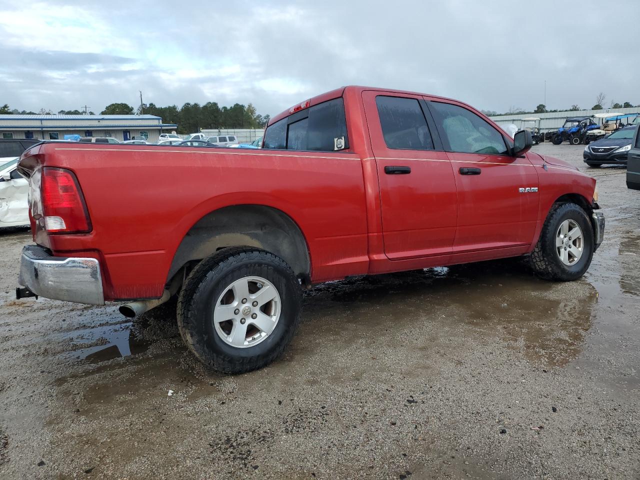 2009 Dodge RAM VIN 1D3HB18PX9S741222 Copart auction photo, front end / rear end damage thumbnail 3