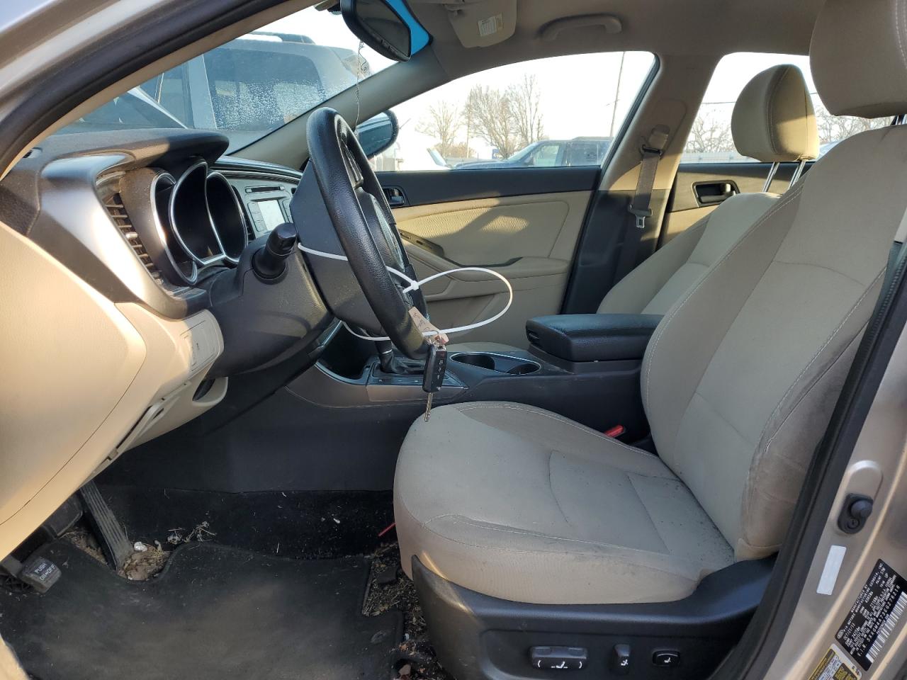 2014 KIA Optima VIN 5XXGM4A73EG276216 Copart auction photo, front end / rear end damage thumbnail 7