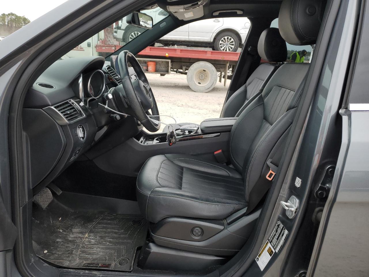 2017 Mercedes-Benz GLE VIN 4JGDA5JB4HA848833 Copart auction photo, front end / side damage thumbnail 7