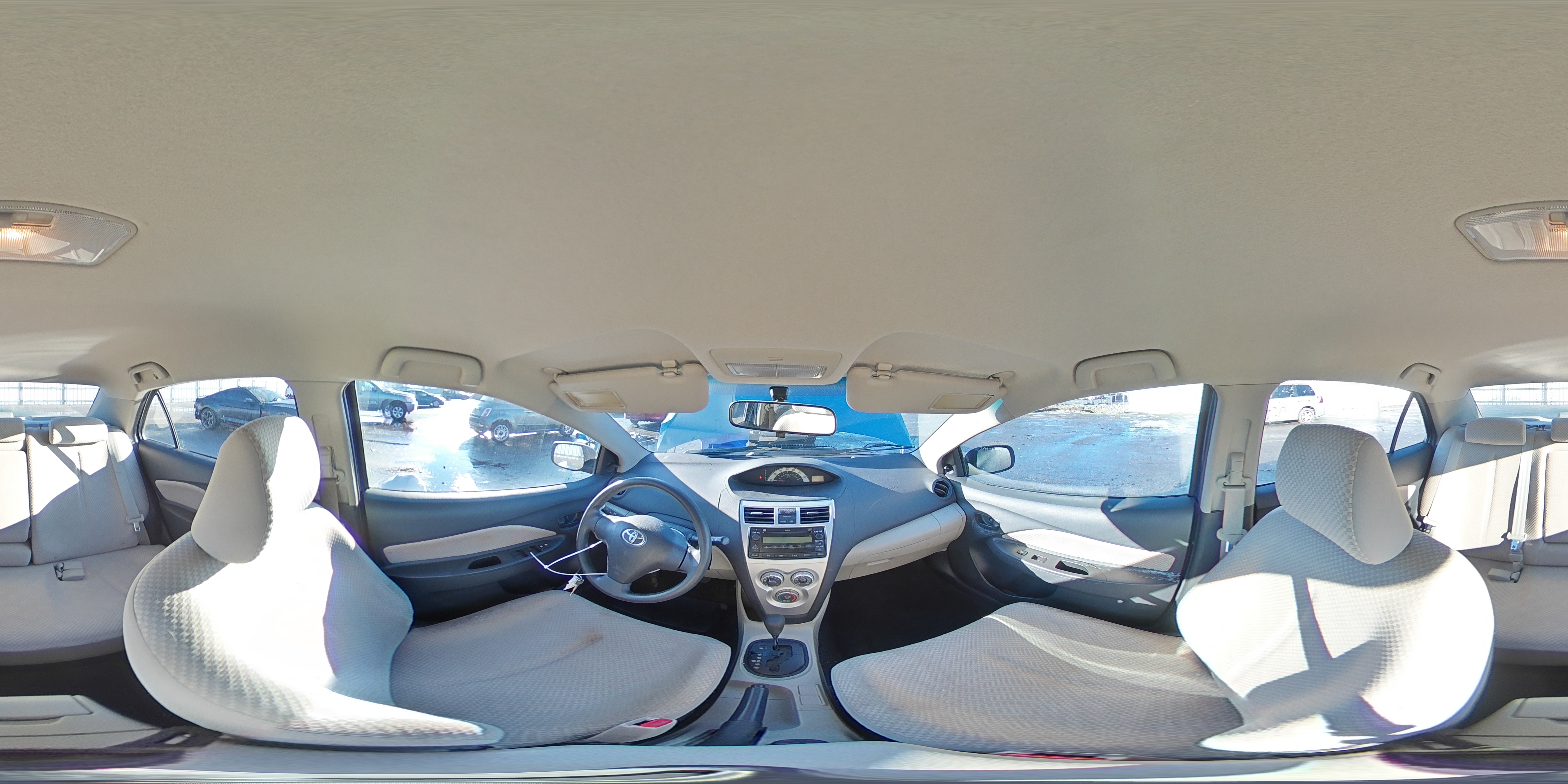2007 Toyota Yaris VIN JTDBT923071090976 Copart auction photo, front end damage thumbnail 12