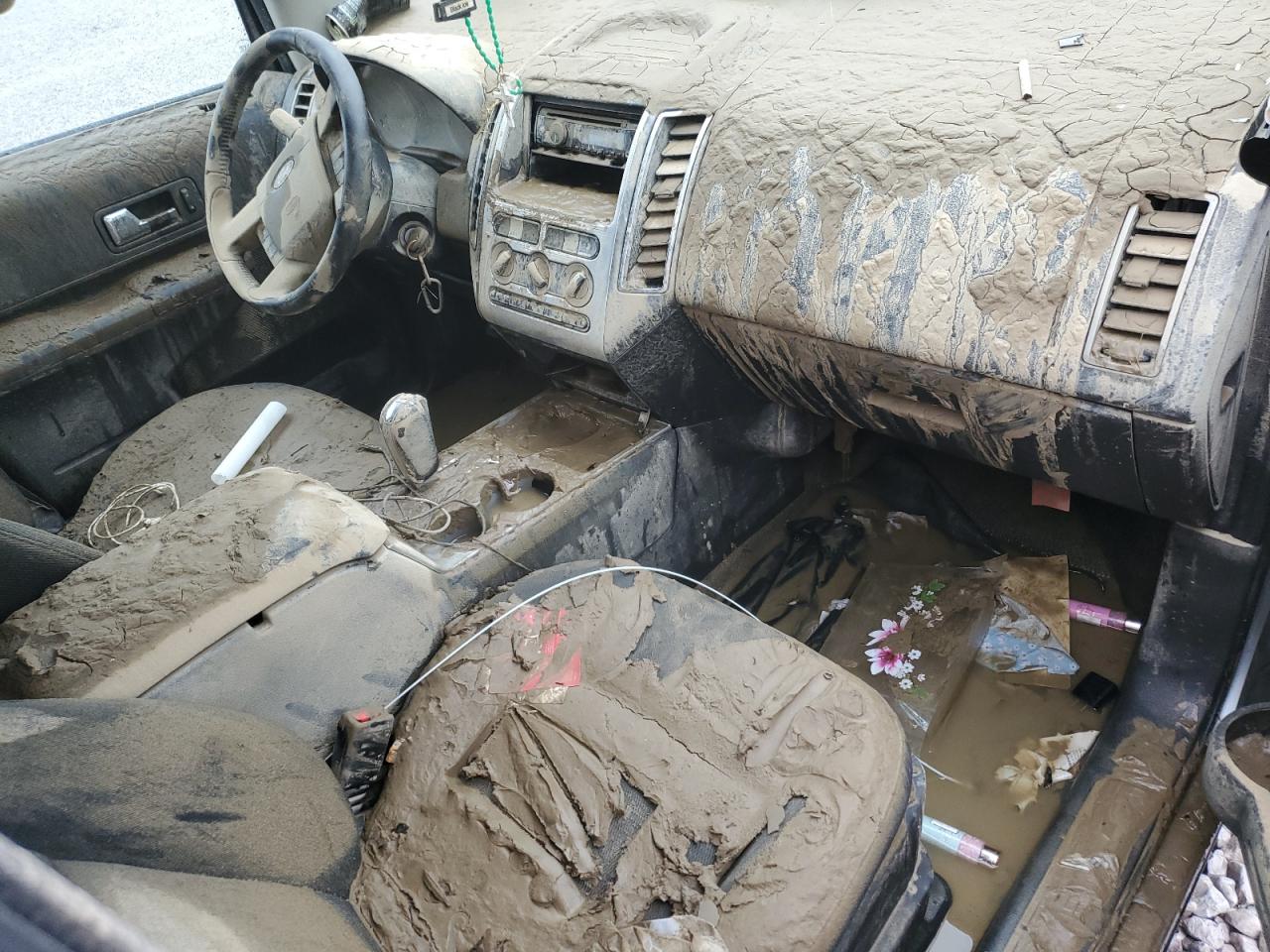 2007 Ford Edge VIN 2FMDK38C37BB59384 Copart auction photo, water/flood / all over damage thumbnail 8