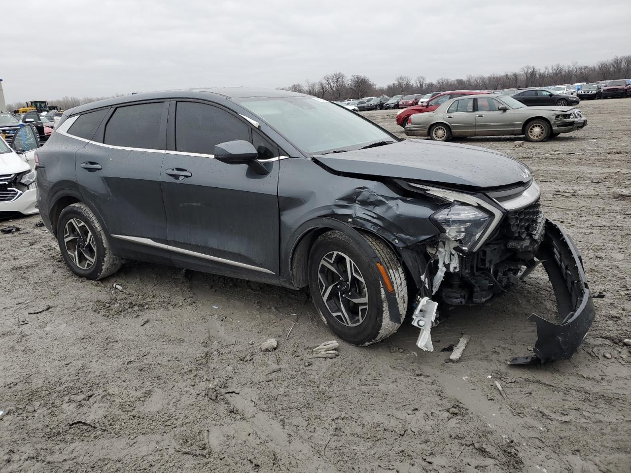 2023 KIA Sportage VIN KNDPU3AF3P7048357 Copart auction photo, front end / side damage thumbnail 4