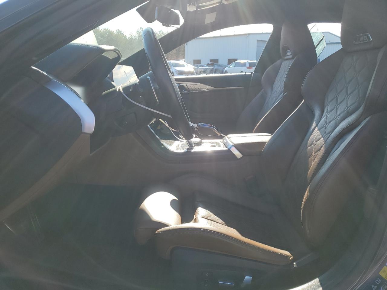 2020 BMW M8 VIN WBSGV0C02LCE26394 Copart auction photo, front end / side damage thumbnail 7