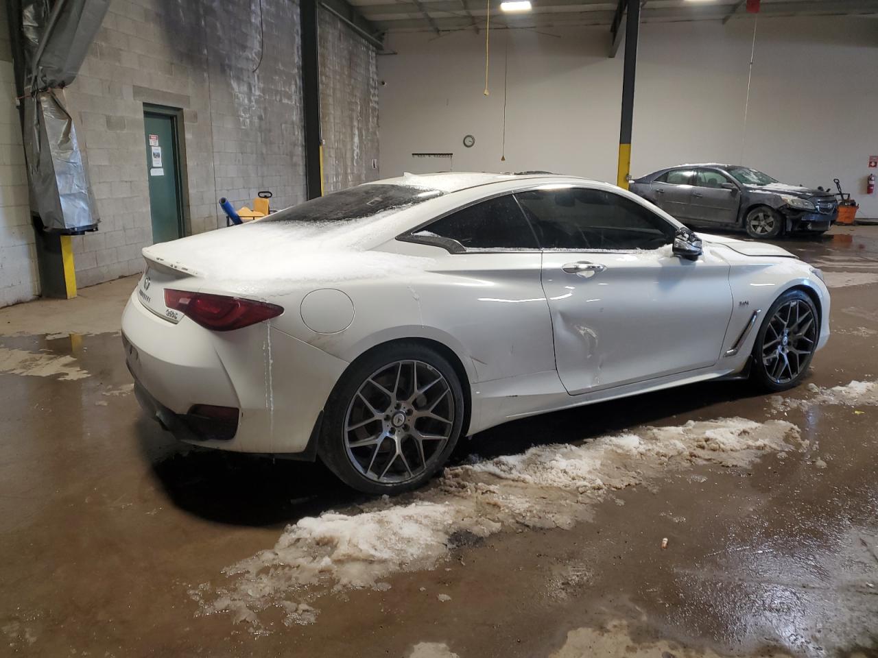 2018 Infiniti Q60 VIN JN1EV7EL0JM392865 Copart auction photo, vandalism damage thumbnail 3