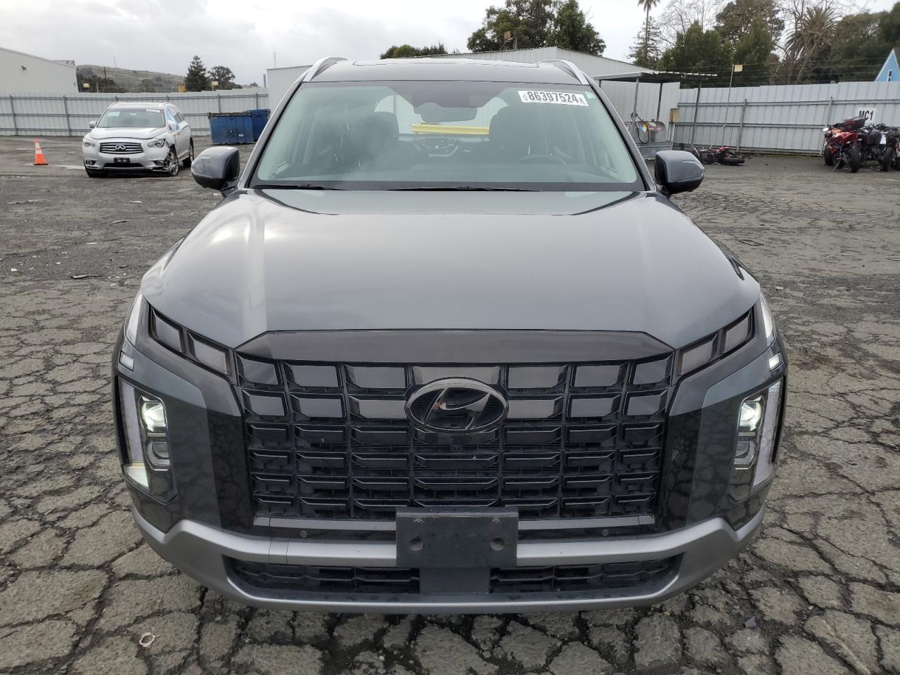 2023 Hyundai Palisade VIN KM8R54GE9PU491751 Copart auction photo, rear end damage thumbnail 5