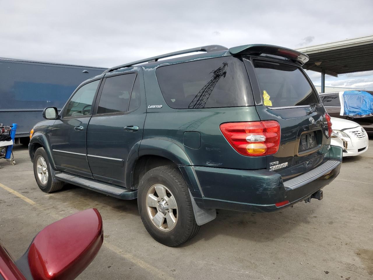 2003 Toyota Sequoia VIN 5TDZT38A23S170200 Copart auction photo, minor dent/scratches damage thumbnail 2