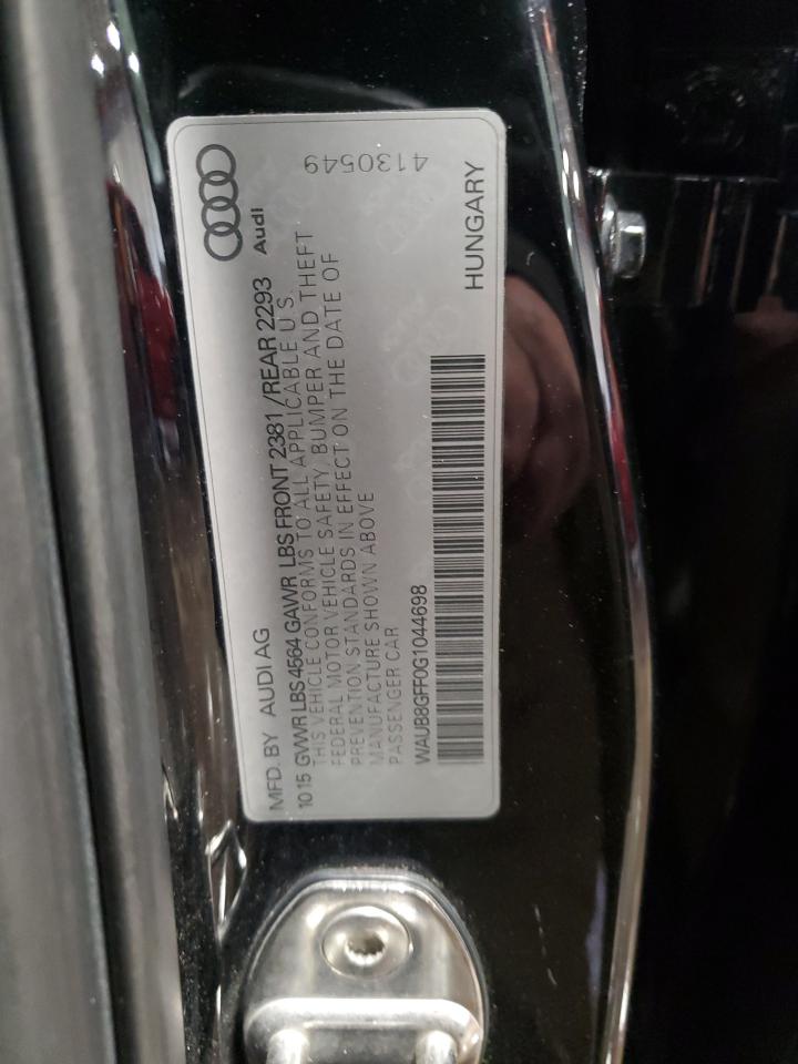 2016 Audi A3 VIN WAUB8GFF0G1044698 Copart auction photo, side / rear end damage thumbnail 13