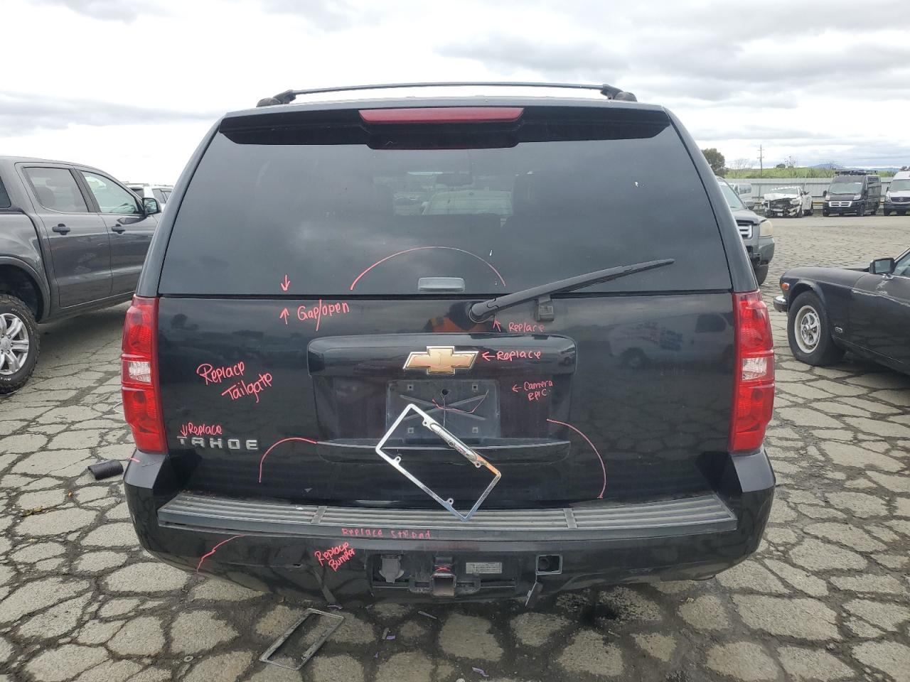 2007 Chevrolet Tahoe VIN 1GNFC13J67R264400 Copart auction photo, rear end damage thumbnail 6