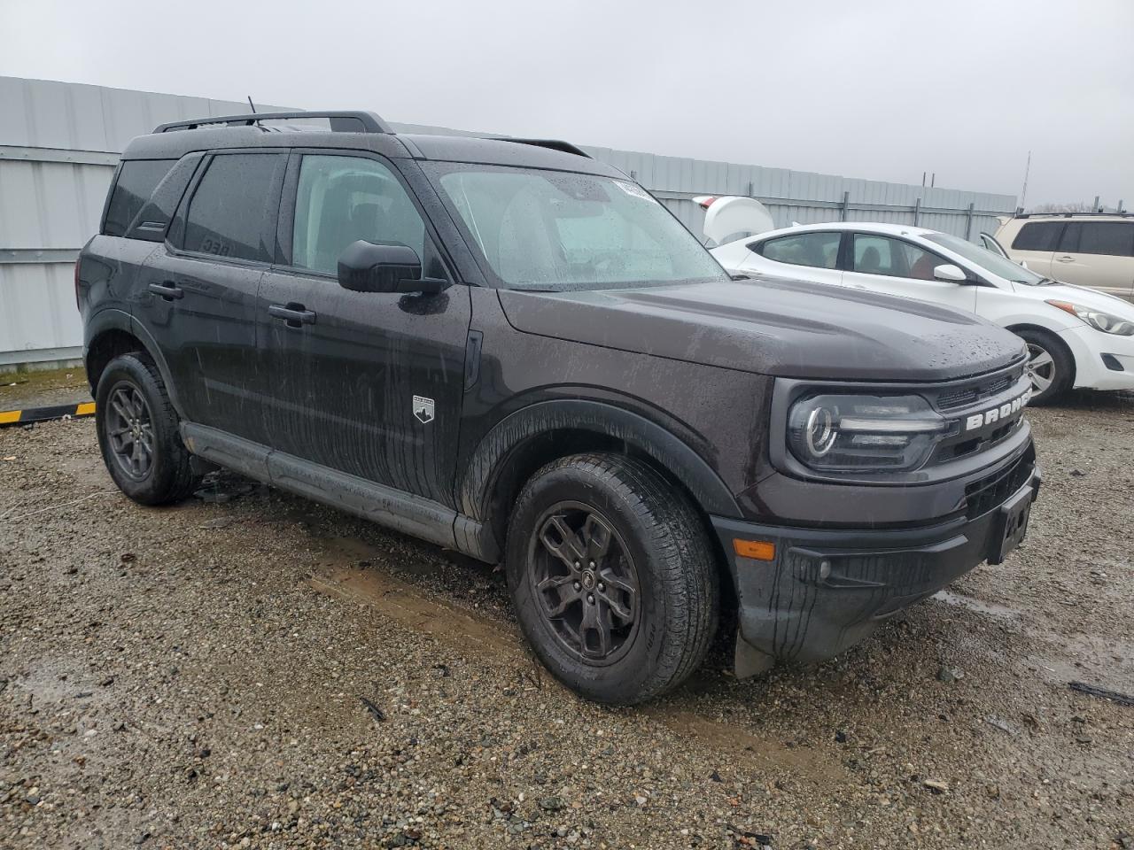 2021 Ford Bronco VIN 3FMCR9B69MRB04593 Copart auction photo, front end / side damage thumbnail 4