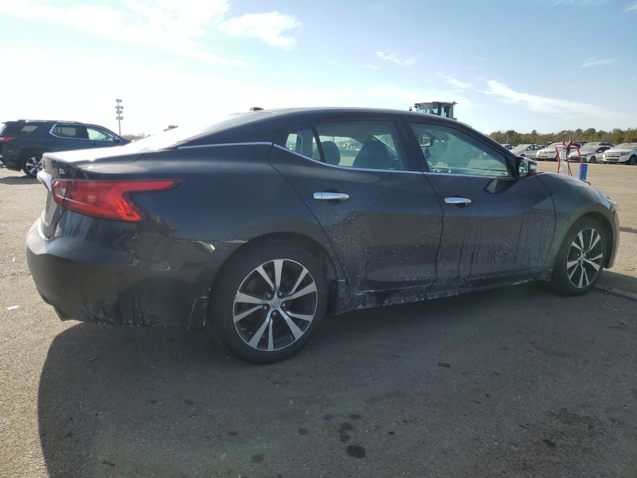 2018 Nissan Maxima VIN 1N4AA6AP5JC368759 Copart auction photo, front end / side damage thumbnail 3
