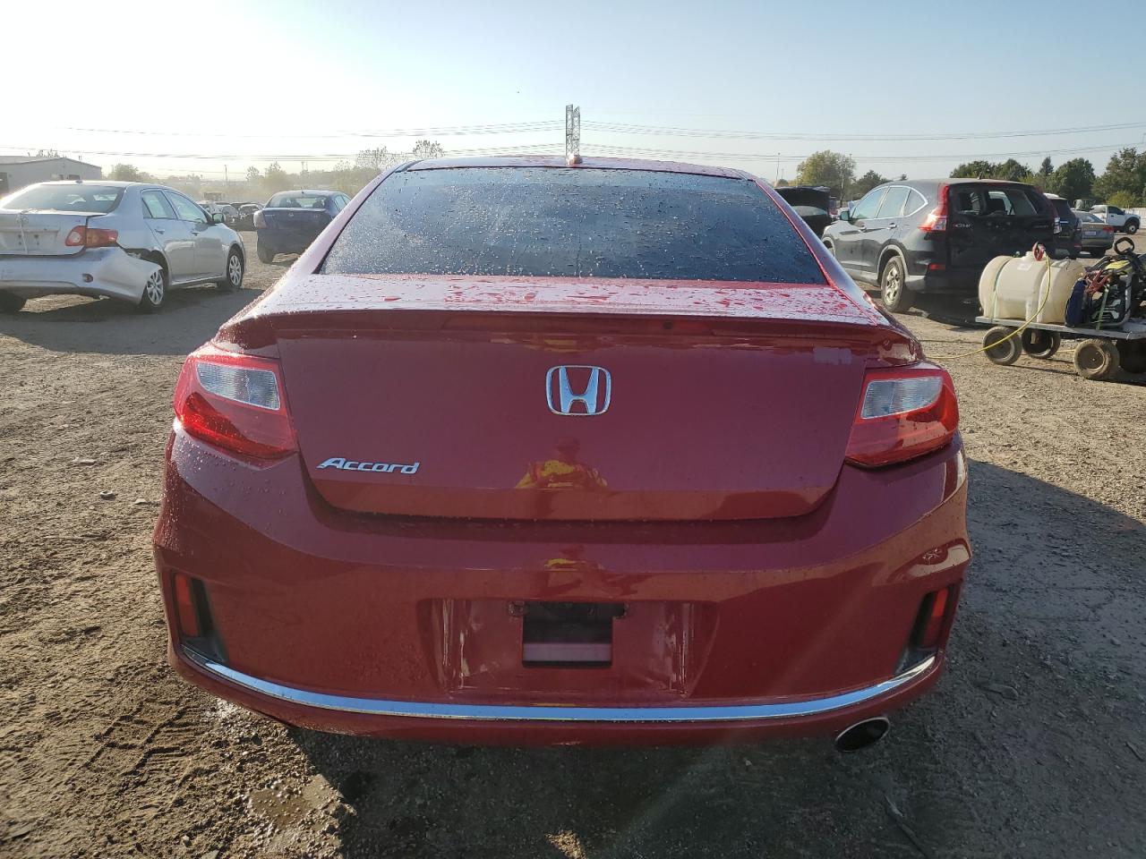 2015 Honda Accord VIN 1HGCT1B83FA010071 Copart auction photo, rear end damage thumbnail 6